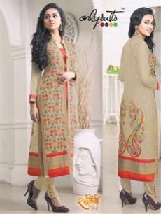 Chiku & Red Party Wear Suit