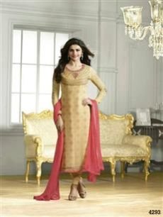 Ivory Designer Party Wear Suit