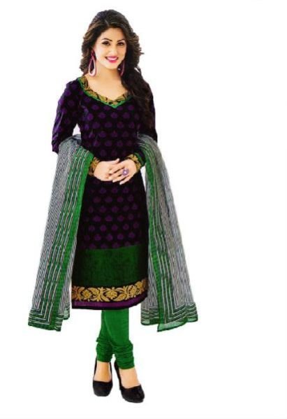 Kalamkari Churidar Suit 03