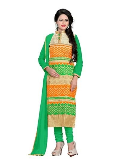 Kalamkari Churidar Suit 04