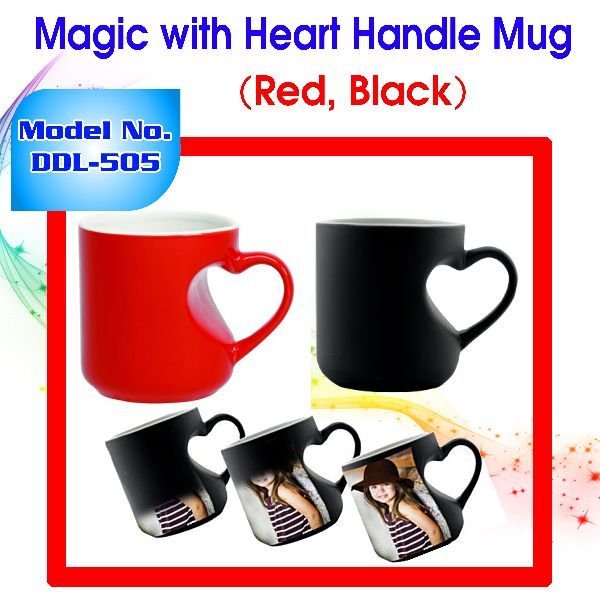 Magic with Heart Handle Mug