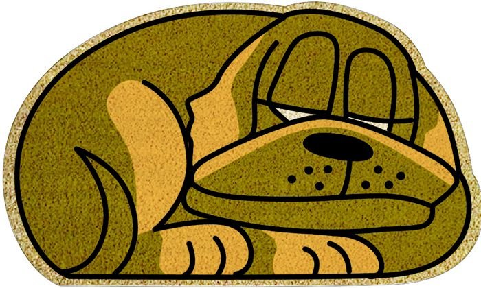 PVC Tufted Coir Shaped Mat (LE-87240)