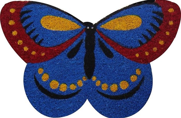 PVC Tufted Coir Shaped Mat (LE-87958)