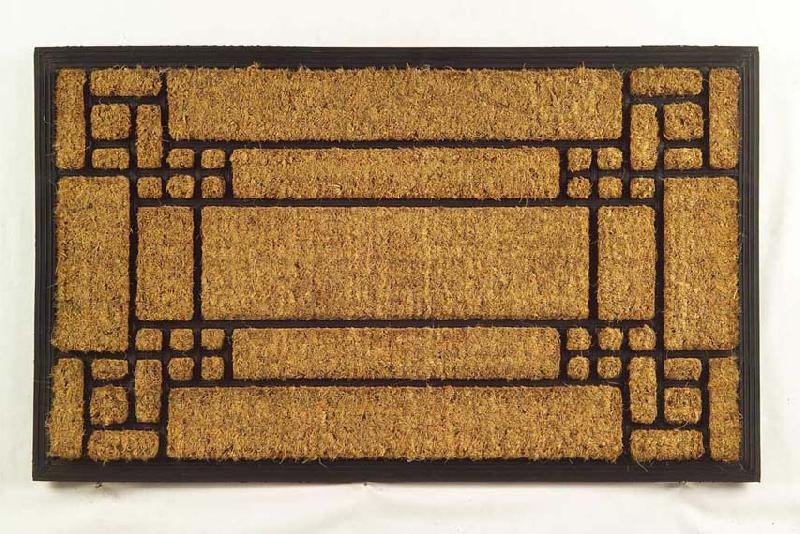 Rubber Moulded Coir Brush Door Mat 02