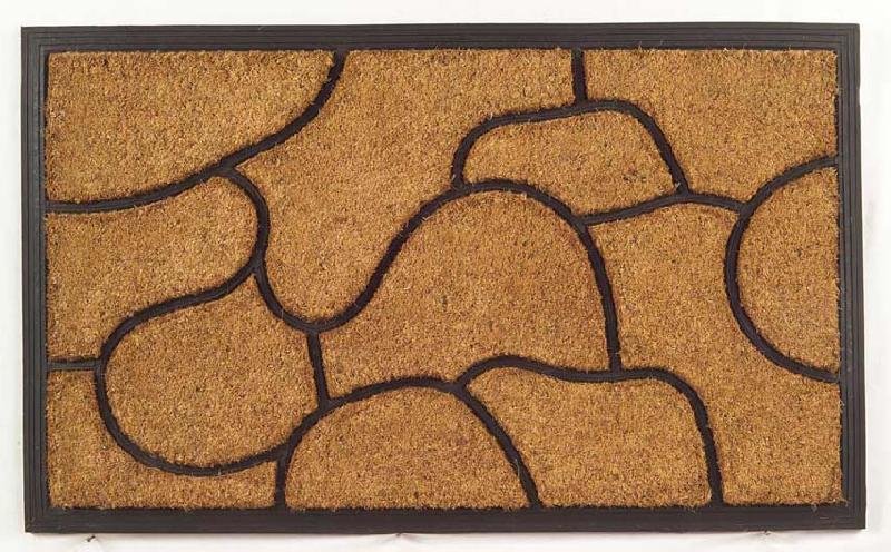 Rubber Moulded Coir Brush Door Mat 05