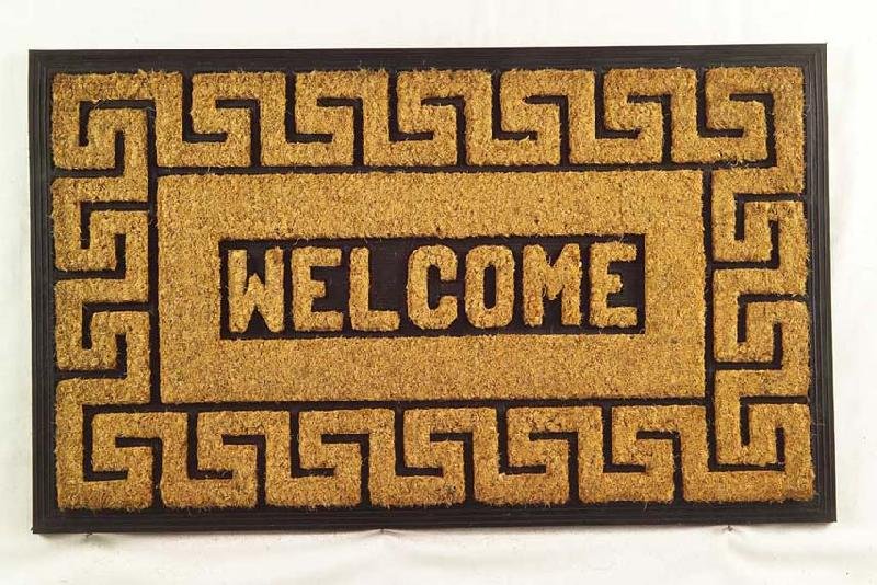 Rubber Moulded Coir Brush Door Mat 06