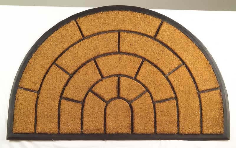 Rubber Moulded Coir Brush Door Mat 08