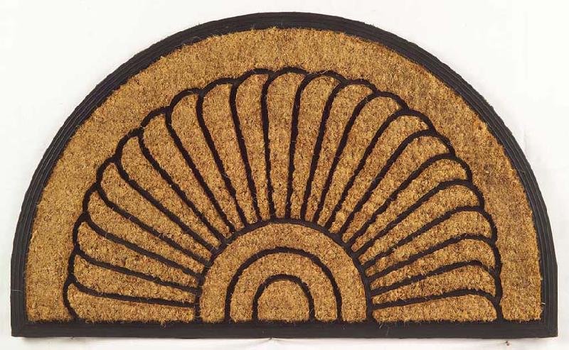 Rubber Moulded Coir Brush Door Mat 12