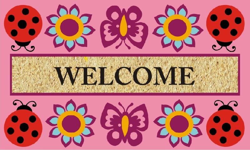 Vinyl Backed Coir Door Mat 01