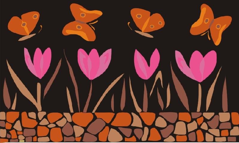 Vinyl Backed Coir Door Mat 10