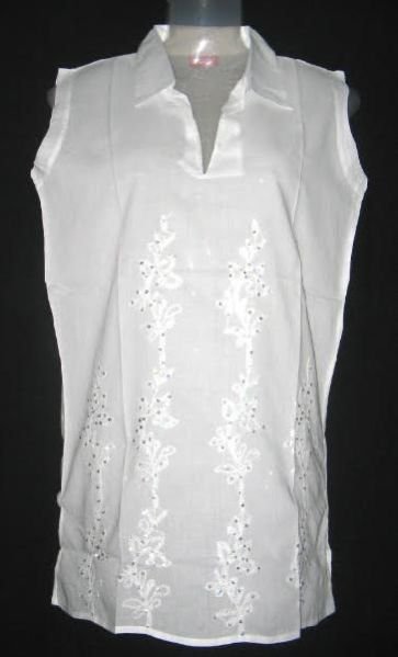 Ladies Lucknow Chikan Short Kurti 02