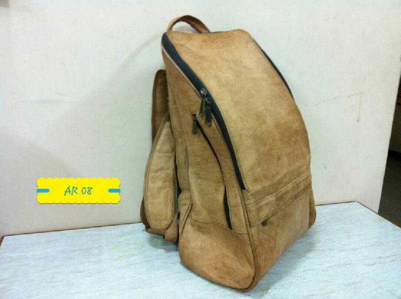 AR 08 Leather Backpack Bag