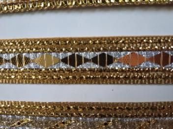 Glitter Golden Saree Laces 12