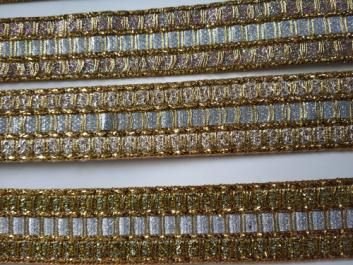 Glitter Golden Saree Laces 13