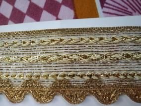 Golden Border Saree Laces 07
