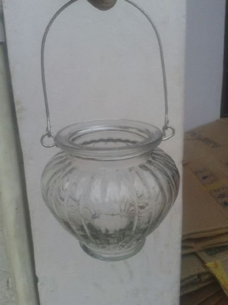 Glass Hanging Candle Holder 03