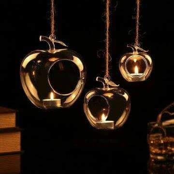 Glass Hanging Candle Holder 04