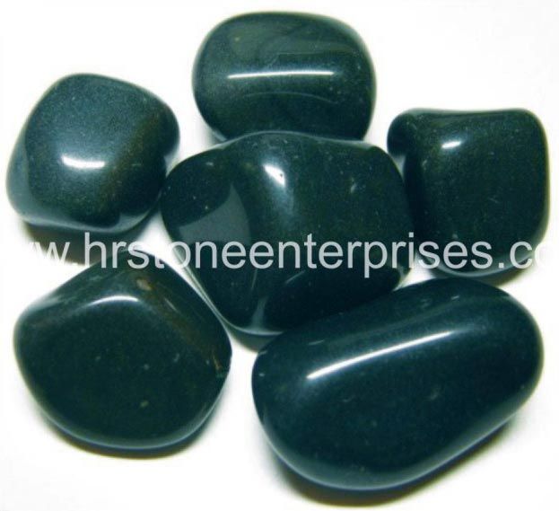 Black Polished Pebble Stone