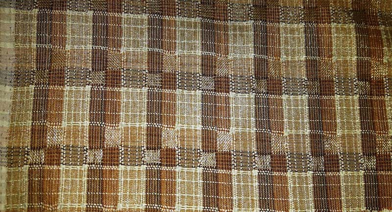 Earthy Brown Vintage Fabrics 07