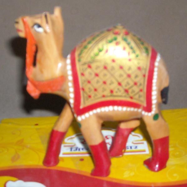 Wooden Camel Statues