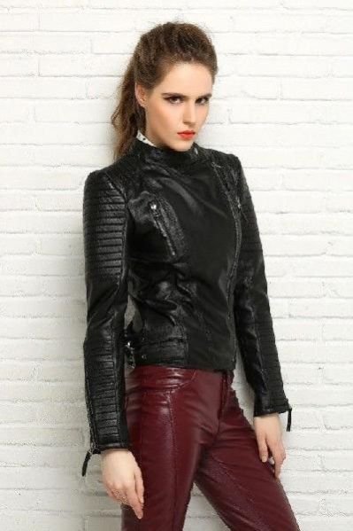 Ladies Leather Jacket 03