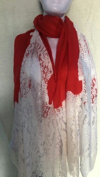 Australian Lace Fine Wool Stole 03