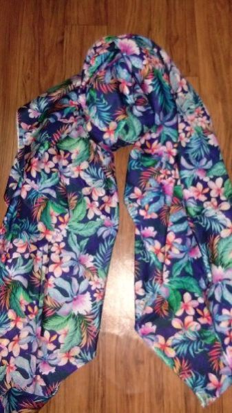 Digital Print 100% Pareo Silk Stole 02
