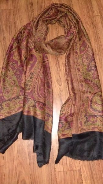 Fine Wool Jamawar Pala Stole  02