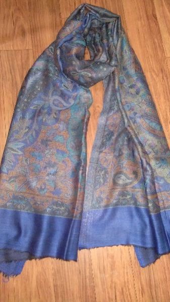 Fine Wool Jamawar Pala Stole  03