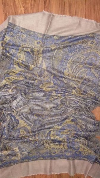 Fine Wool Jamawar Pala Stole 05