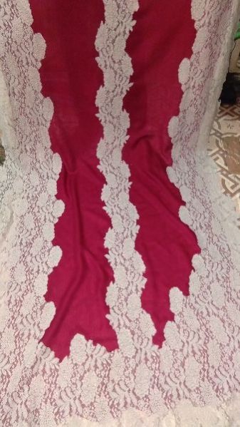 Fine Wool Valentino Lace Stole 03