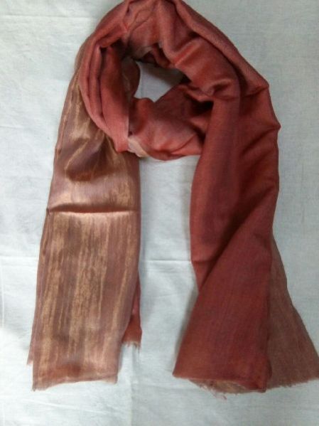 Reversible Zari Fine Wool Stole 03
