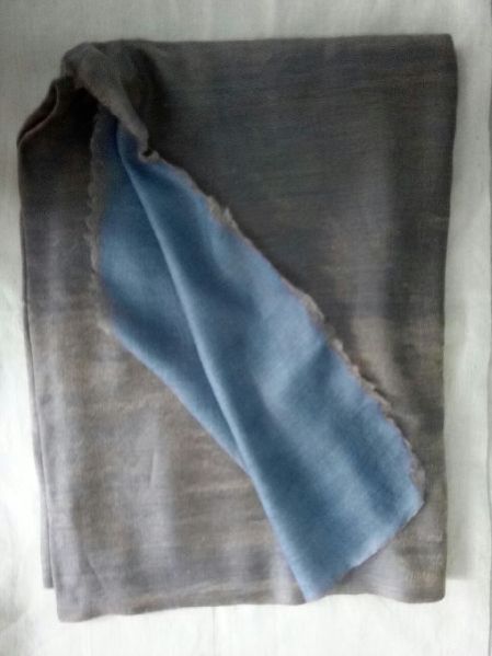 Reversible Zari Fine Wool Stole 04