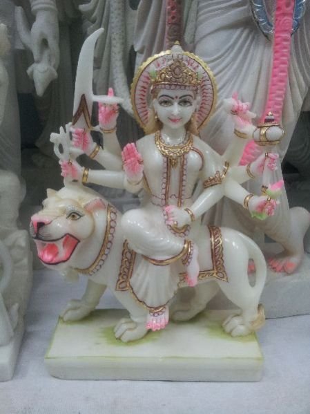 Marble Durga Statue 06