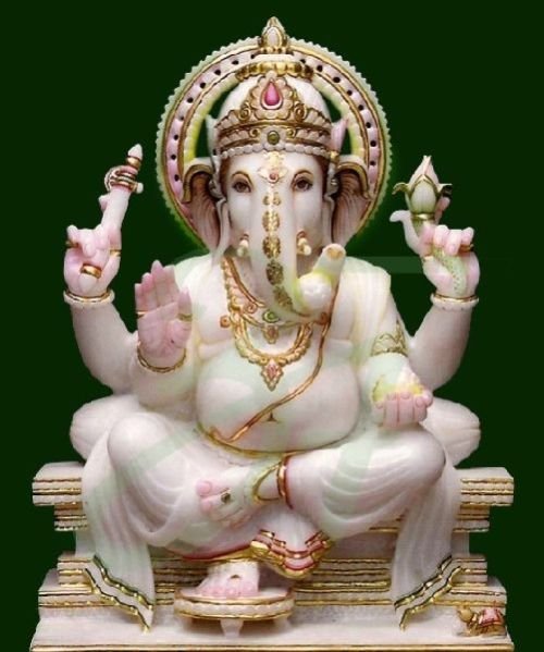 Marble Ganesh Statue 08