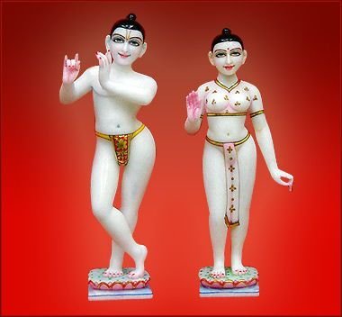 Marble Radha Krishna Statue 08