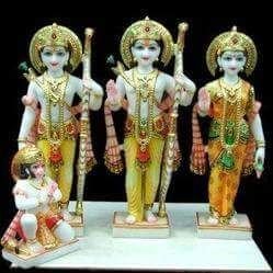 Marble Ram Darbar Statue 01