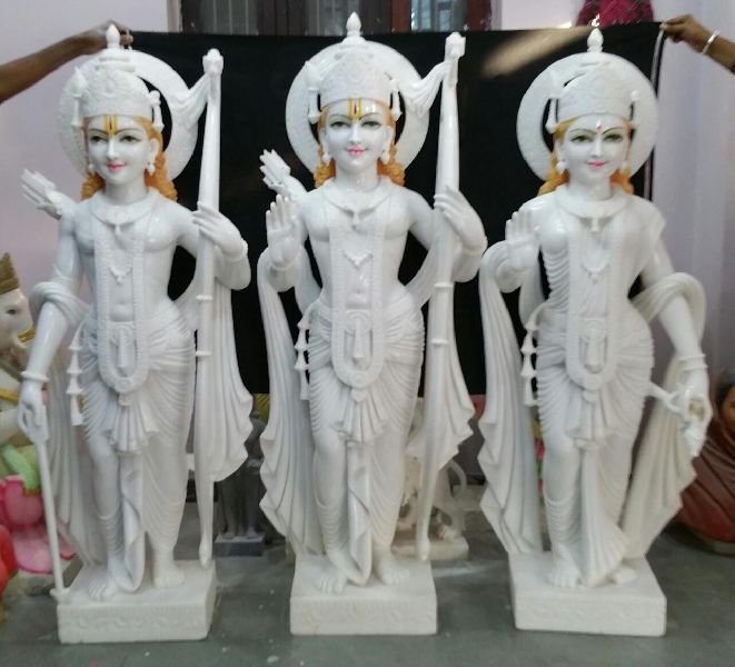 Marble Ram Darbar Statue 06