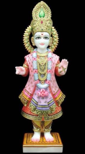 Marble Swaminarayan Statue 03