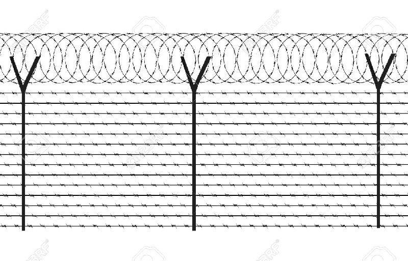 Barbed Wire Fencing 01