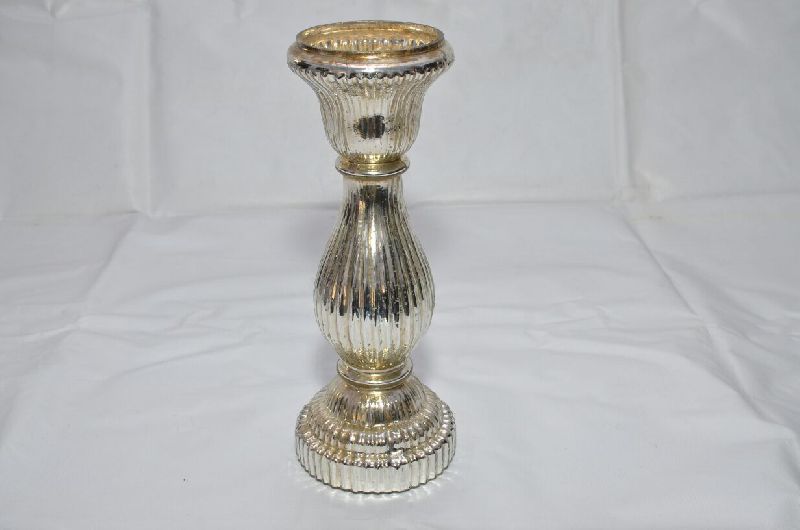 Mercury Pillar Candle Holder 12