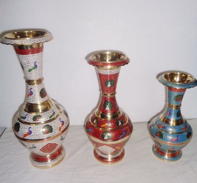 TK-B1001 Brass Flower Vase