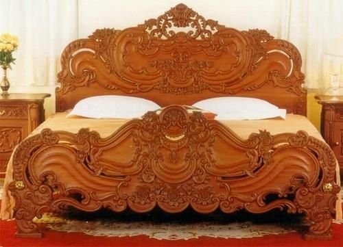 Wooden Carved Bed  02