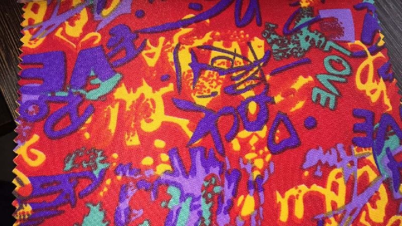 300 X 300 Printed Bag Fabric 04