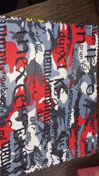 300 X 300 Printed Bag Fabric 08