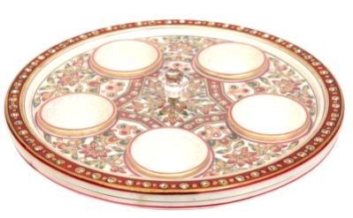 157 Marble Serving Tray With Lid