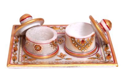 160 Marble Serving Tray With Lid