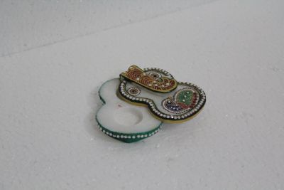 506 Marble Roli Tikka Holder