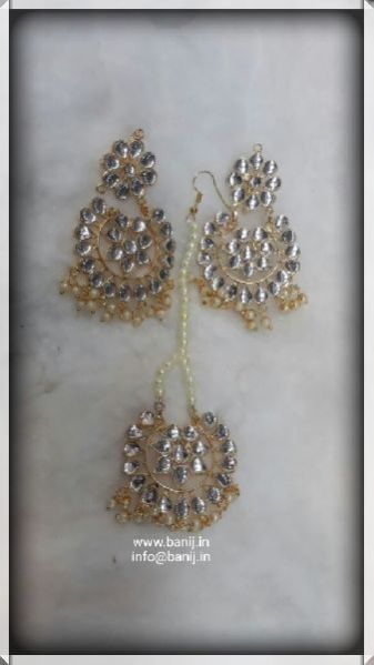 Kundan Pendant & Earring Set 02