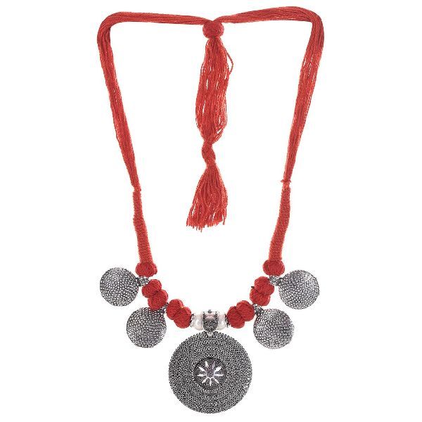 Oxidized Necklace & Earring Set 08